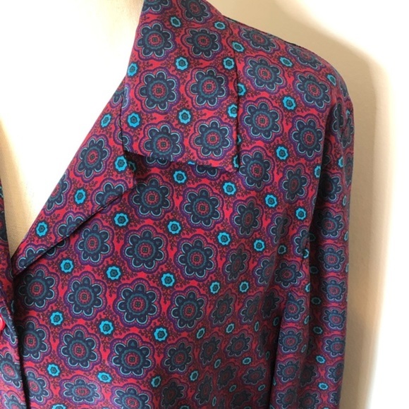 Vintage Haberdashery by Leslie Fay Floral Blouse - Picture 7 of 10